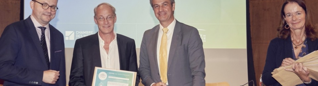 Arthur Welter received the label “Made in Luxembourg”