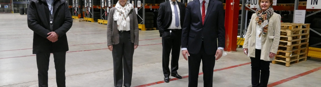 Monsieur le Ministre de l’Economie, Franz Fayot chez Arthur Welter Logistics Sàrl Monsieur le Ministre de l’Economie, Franz Fayot chez Arthur Welter Logistics Sàrl